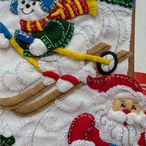 Finished Bucilla stocking kit